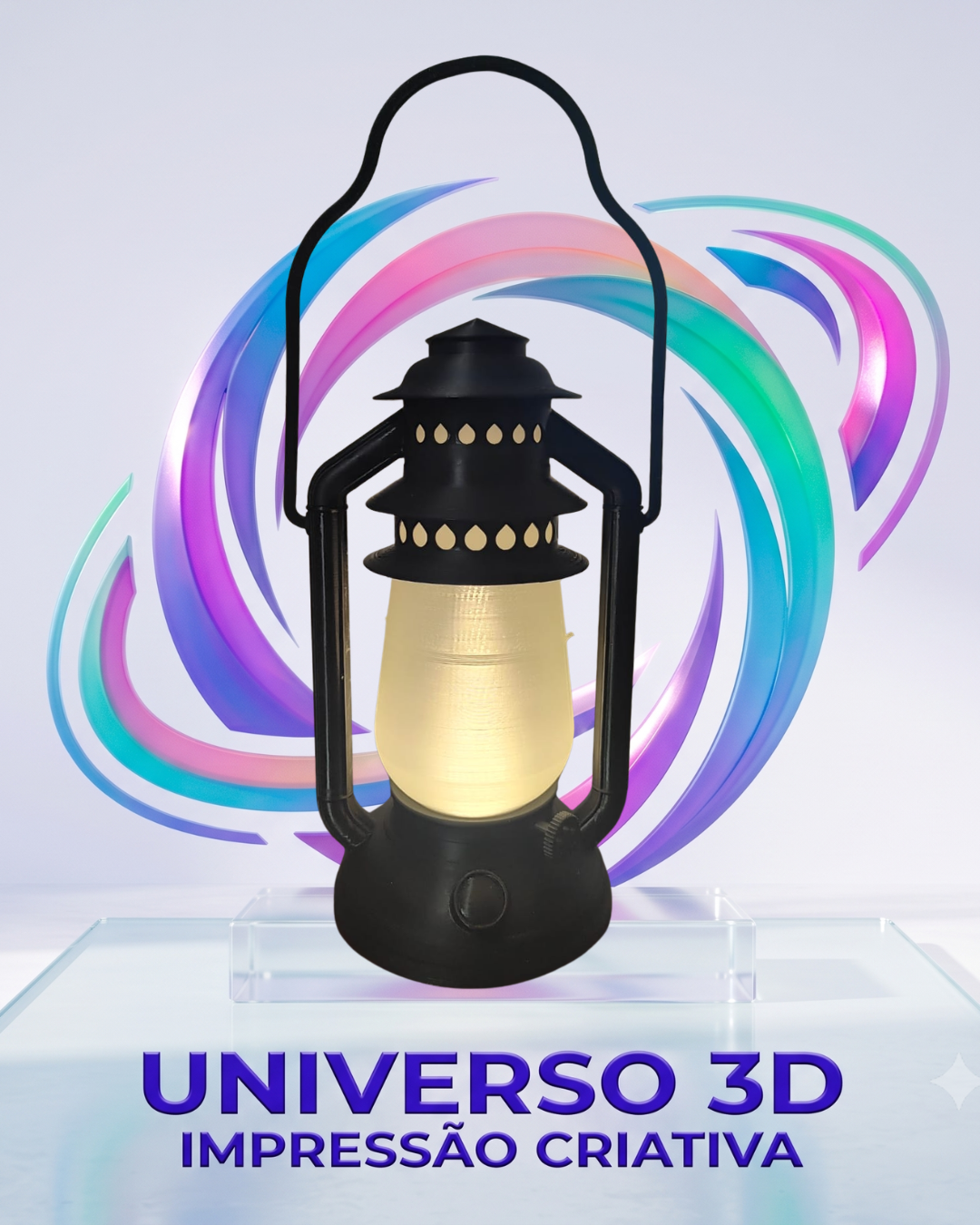 Luminária estilo lamparina