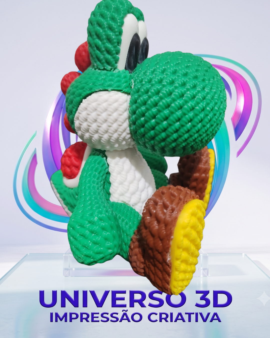 Yoshi Decorativo em Impressão 3D